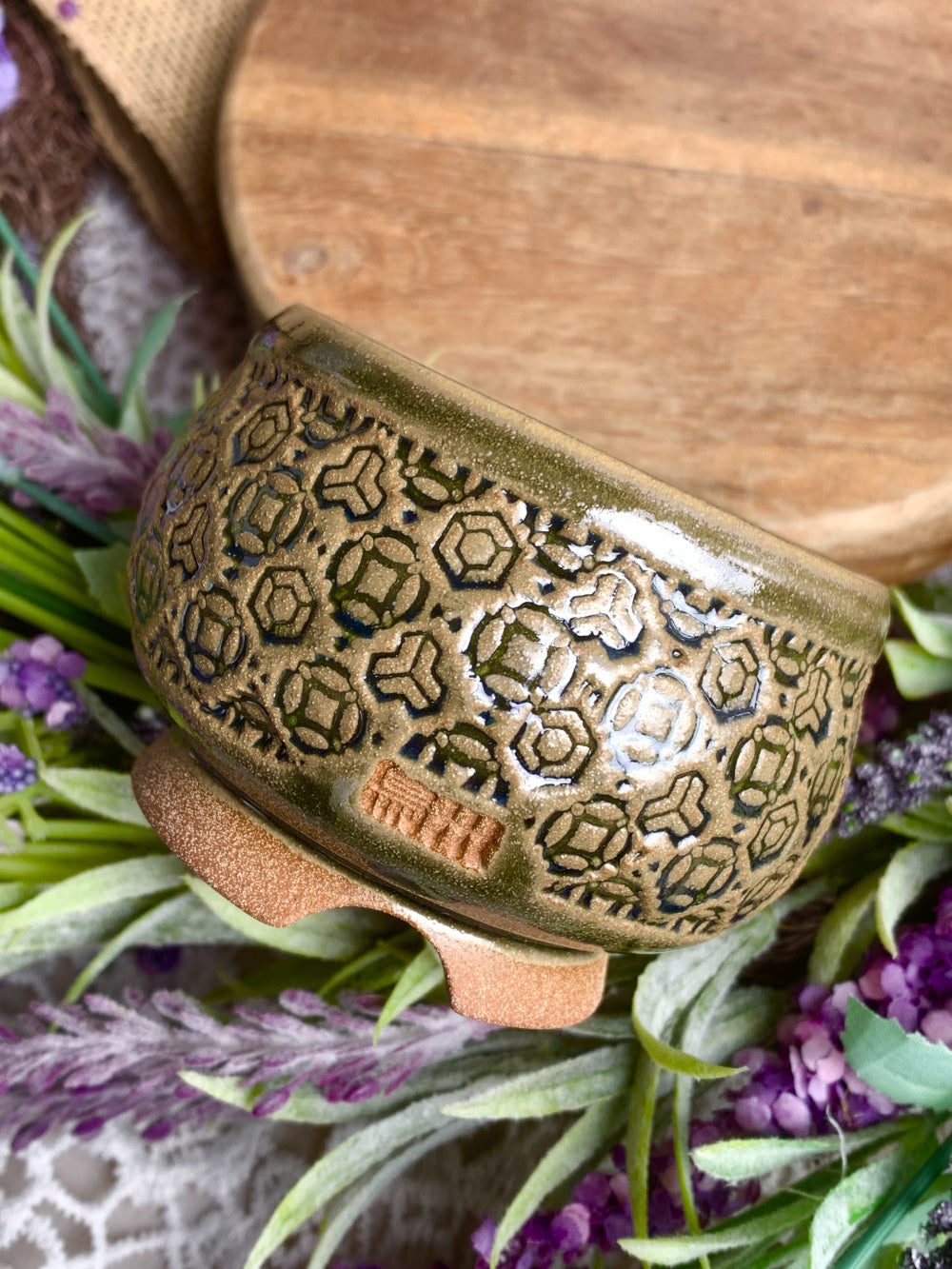 WS0038 Premium Handmade Ceramic Planter Pot - Pot rim diameter: 3 ...